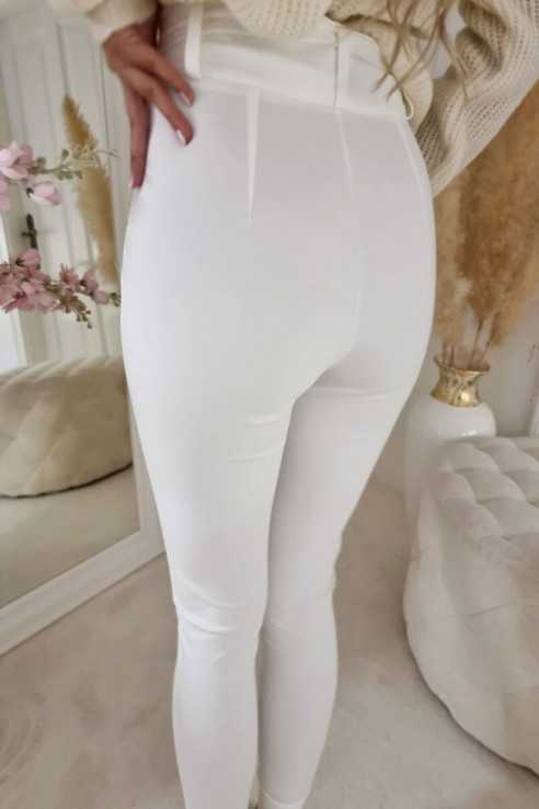Spodnie Elle By Me śmietankowa biel