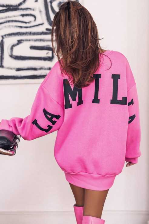 Bluza oversize La Milla różowa