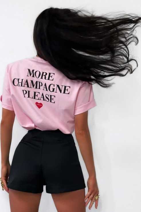 T-shirt More Champagne La Milla różowy