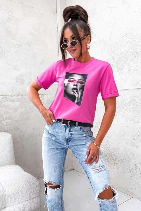 T-shirt SH She różowy