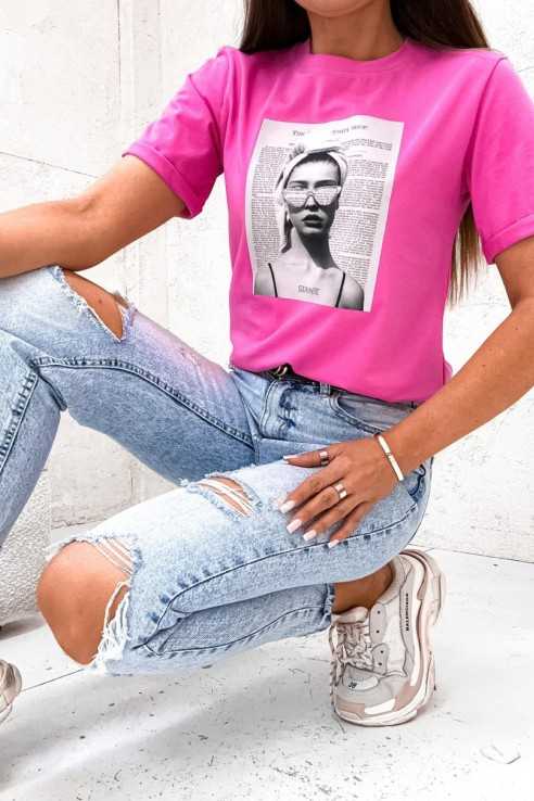 T-shirt SH Mood różowy